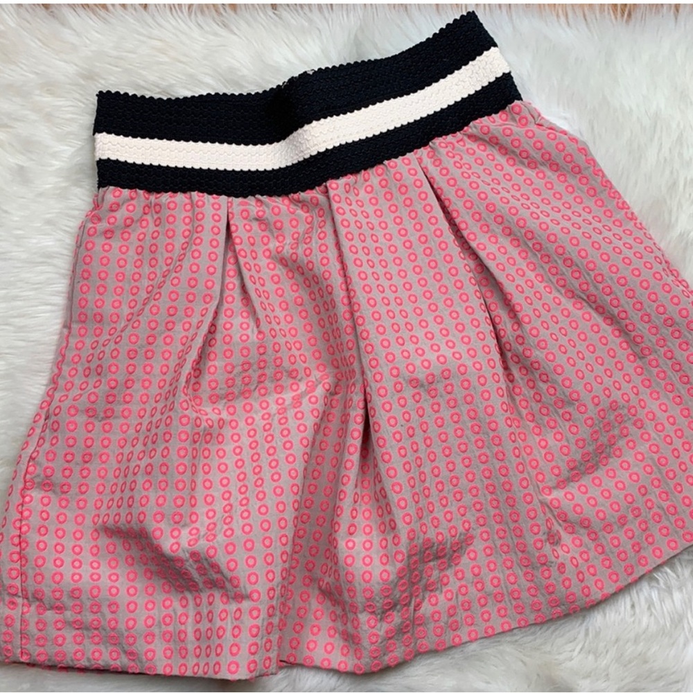 Anthropologie Maeve pink ballad swing skirt sz M